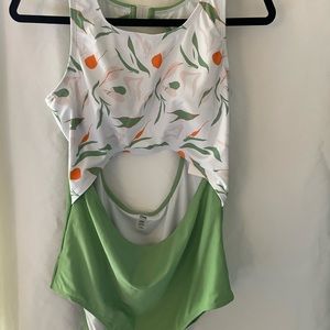 Zyia Green Tropical Swimsuit
